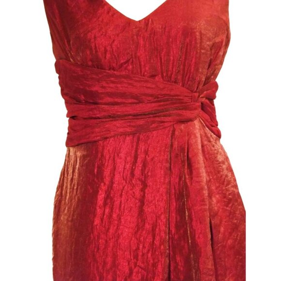 🆕MAX & CLEO (BCBG Max Azria) Bubble Hem Shimmer Metallic Pink Dress 6 - Picture 11 of 11